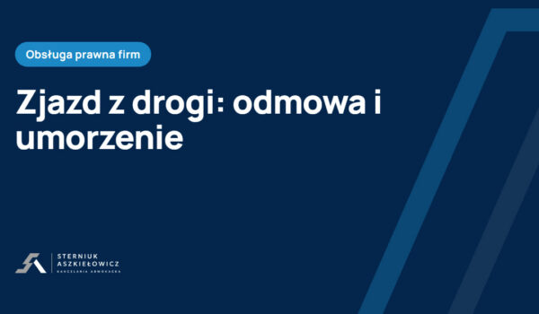 Zjazd z drogi publicznej: odmowa lokalizacji zjazdu