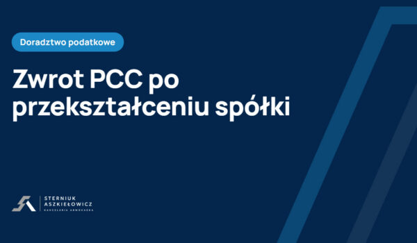 zwrot PCC po przekształceniu spółki, wyrok TSUE C-197/25